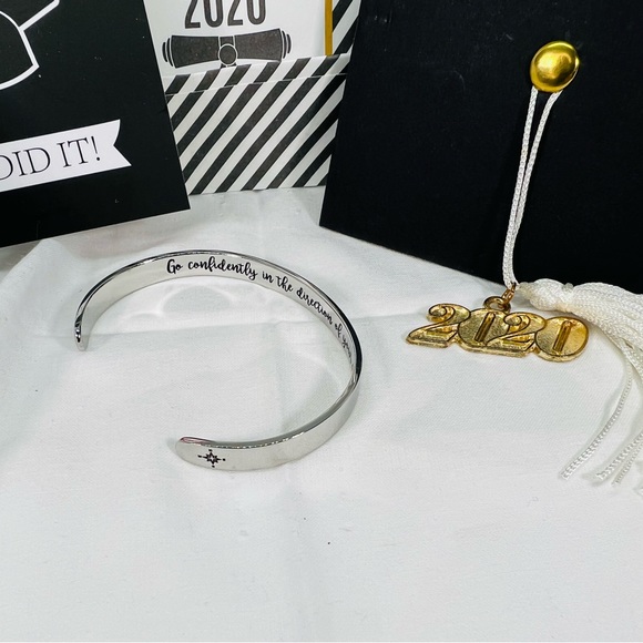 Titanium Stainless Steel Better Late Than Never 2020 Congrats Grad Gift Set - Picture 6 of 7